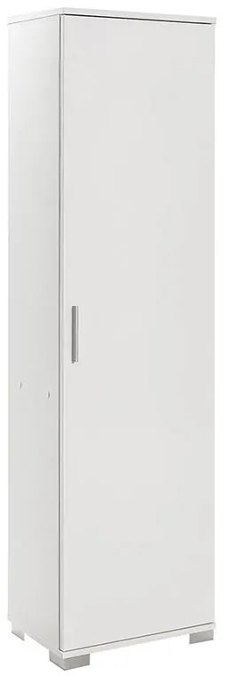 Ντουλάπι-στήλη Chad1 λευκό gloss 45x32x169εκ 45x32x169 εκ.