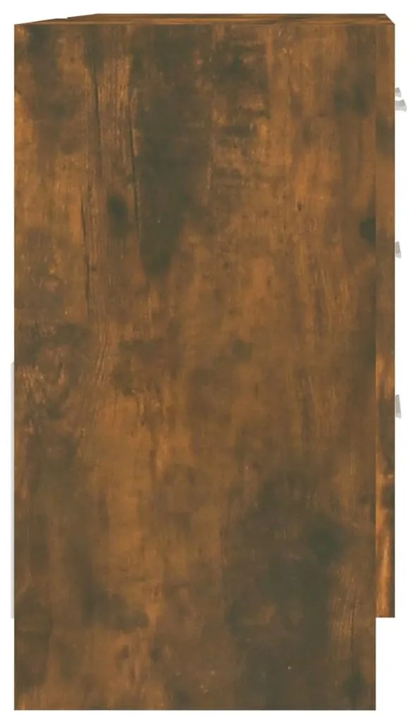 vidaXL Ντουλάπι Νιπτήρα Καπνιστή Δρυς 63 x 30 x 54 εκ. Επεξεργ. Ξύλο