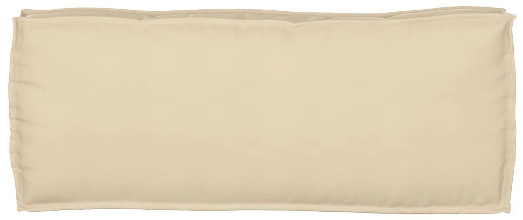 vidaXL Μαξιλάρια Παλέτας για Πάγκο 2 τμχ Μπεζ 100x40x8 εκ. Ύφασμα Oxford