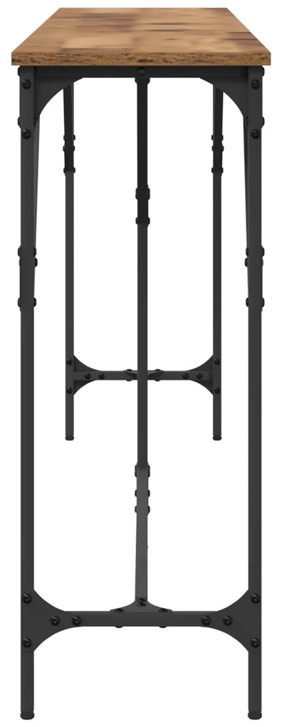 vidaXL Τραπέζι Κονσόλας Παλαιού Ξύλου 200x29x75 εκ. Επεξεργασμένο Ξύλο