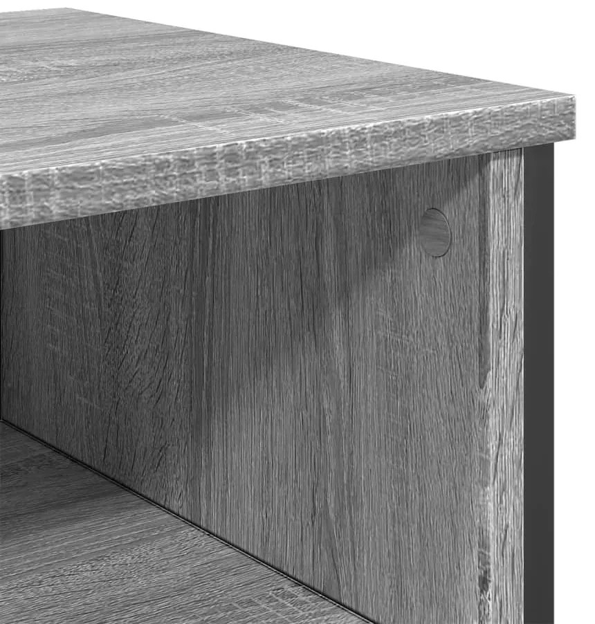 vidaXL Τραπέζι Κονσόλα Γκρι Sonoma 100x35x74,5 εκ. Επεξεργασμένο Ξύλο