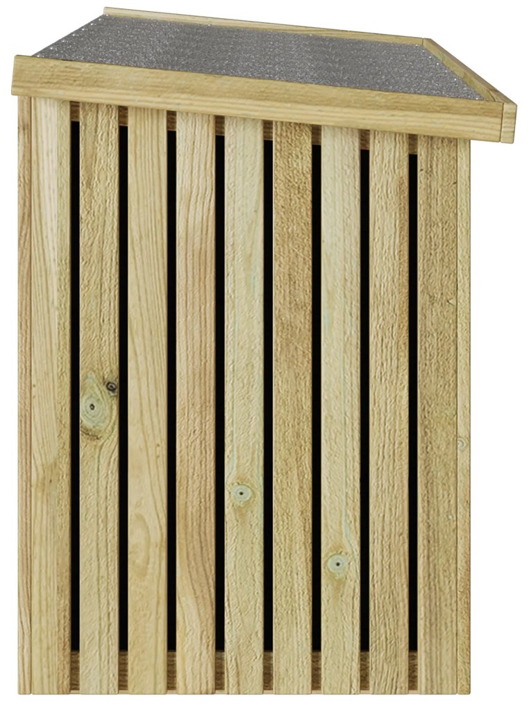 vidaXL Κουτί Αποθήκευσης 119x44x58.5 εκ Επεξεργασμένο Ξύλο Πεύκου