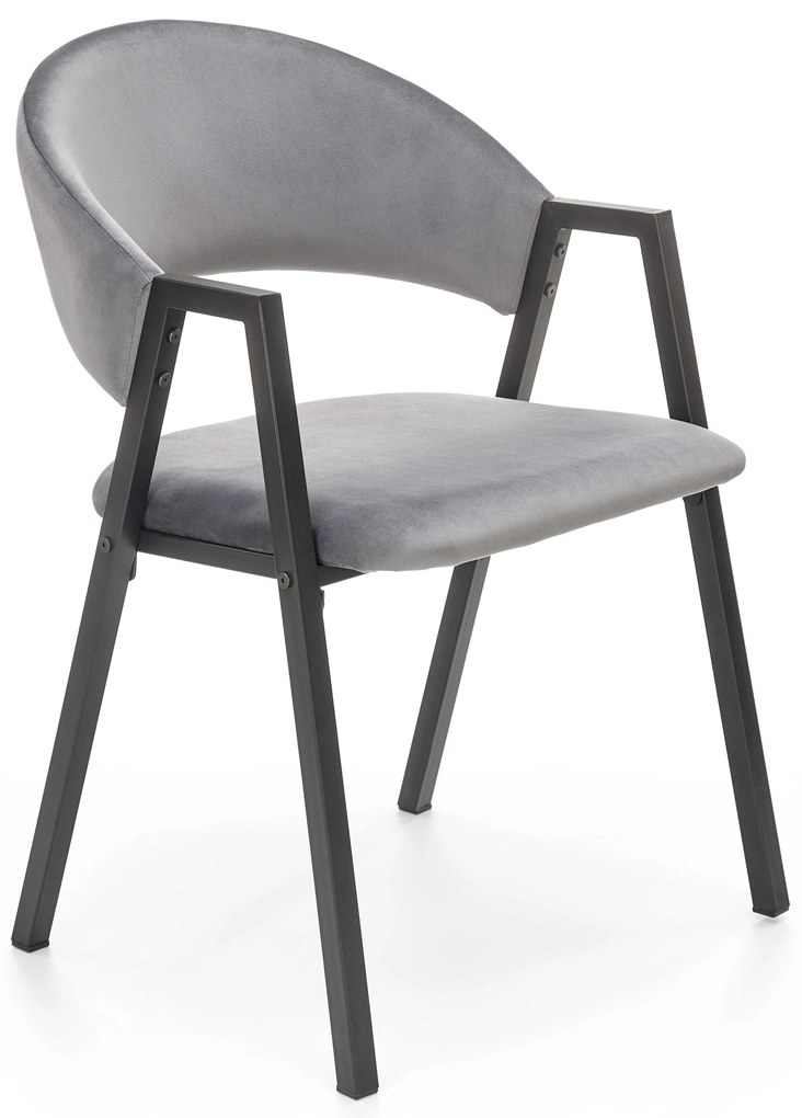 K473 chair grey DIOMMI V-CH-K/473-KR-POPIEL