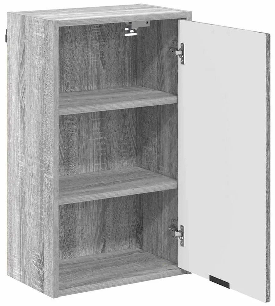 vidaXL Ντουλάπι Μπάνιου Επιτοίχιο Γκρι sonoma 39 x 23.5 x 65 εκ.