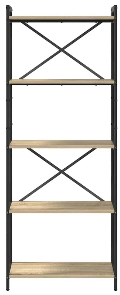vidaXL Βιβλιοθήκη Sonoma Δρυς 60 x 30 x 153 εκ Επεξεργασμένο ξύλο