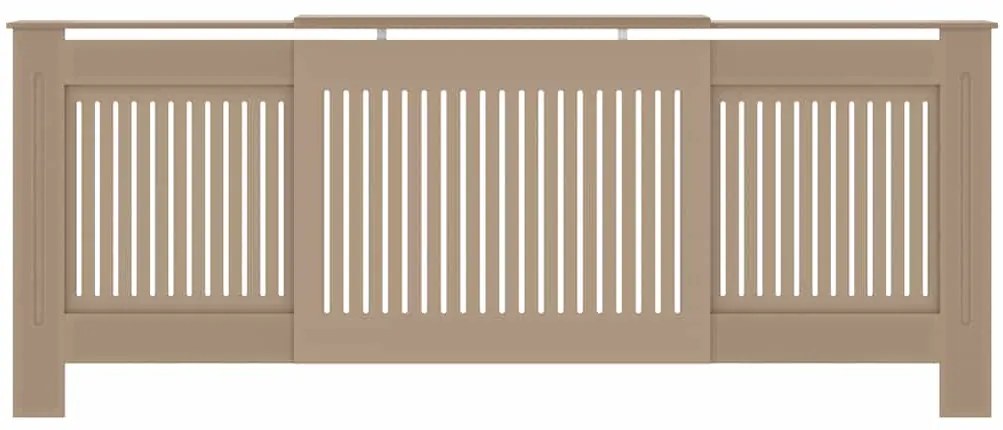 vidaXL Κάλυμμα Καλοριφέρ 205 εκ. από MDF