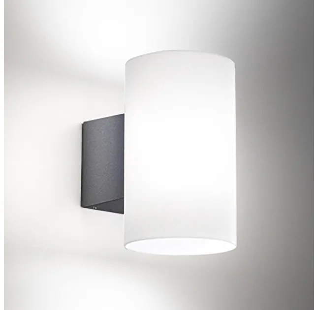 Απλίκα Φωτιστικό Τοίχου LED 11,5W IP54 3000K Bianca Zafferano-LD0180G3-Γκρι LD0180G3
