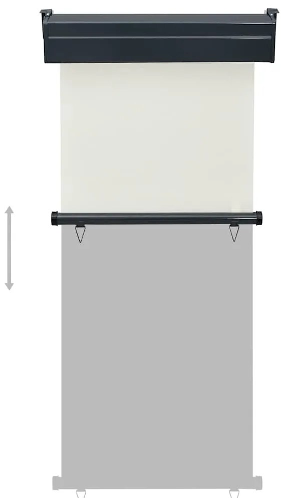 vidaXL Σκίαστρο Βεράντας Πλαϊνό Κρεμ 85 x 250 εκ.
