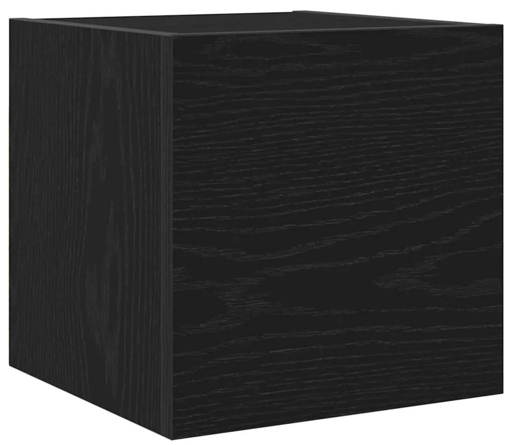 vidaXL Ντουλάπι TV 2 pcs Μαύρο 30.5 x 30 x 30 εκ. Επεξεργασμένο ξύλο