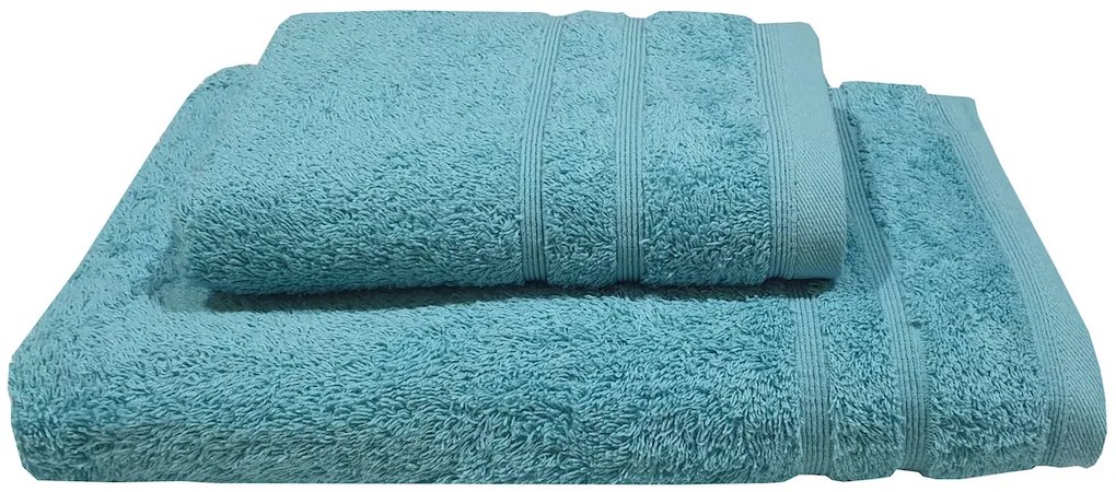 Πετσέτα ΚΟΜΒΟΣ Πεννιέ 500γρ/μ2 Πετρόλ Χειρός 40x60