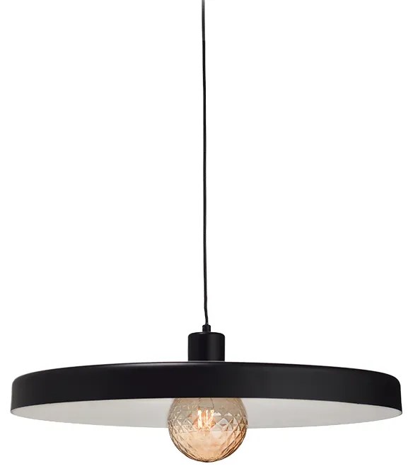 Φωτιστικό Κρεμαστο Aca OD5392LBK DOMENICA Μαύρο Ματ (Black Mat)
