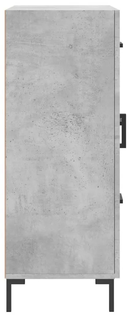 vidaXL Ντουλάπι Γκρι Σκυροδέματος 69,5x34x90 εκ. Επεξεργασμένο Ξύλο