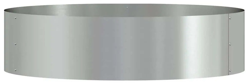 vidaXL Ζαρντινιέρες κήπου 5 pcs Ασημί 80 x 80 x 20 cm