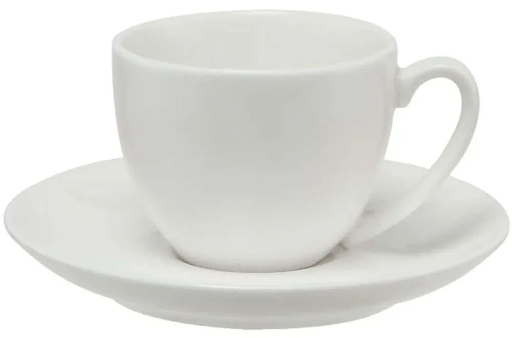Φλυτζάνι Καφέ Με Πιατάκι Coupe White Basics WBA0137 100ml White Maxwell&amp;Williams Porcelain