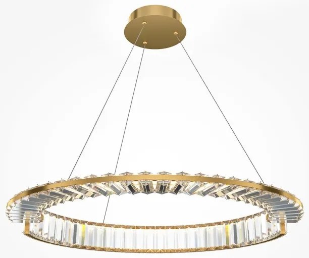 Κρεμαστό Φωτιστικό Οροφής LED 36W Ορείχαλκος Κρύσταλλο Krone P097PL-L36BS3K1 Maytoni-P097PL-L36BS3K1-Ορείχαλκος P097PL-L36BS3K1