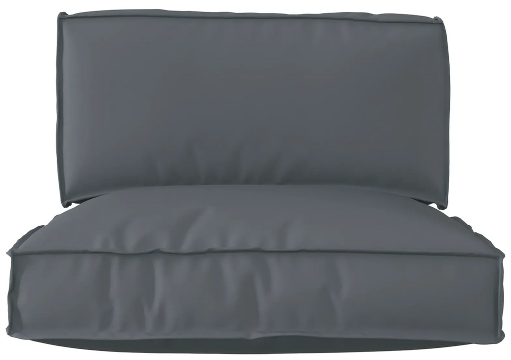 vidaXL Σετ Μαξιλαριών Πάγου 2 pcs Ανθρακί 80 x 80 x 12 cm