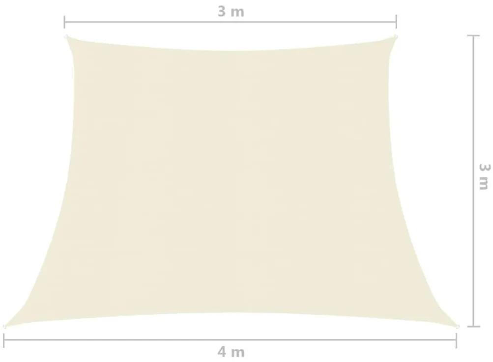 Πανί Σκίασης Κρεμ 3/4 x 3 μ. από HDPE 160 γρ./μ² - Κρεμ