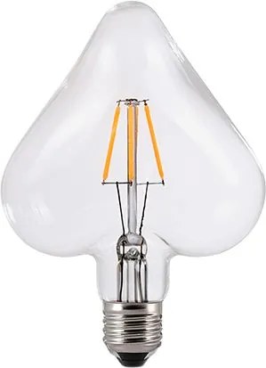 Λαμπτήρας LED Filament E27 Heart 6W 2700K Dimmable