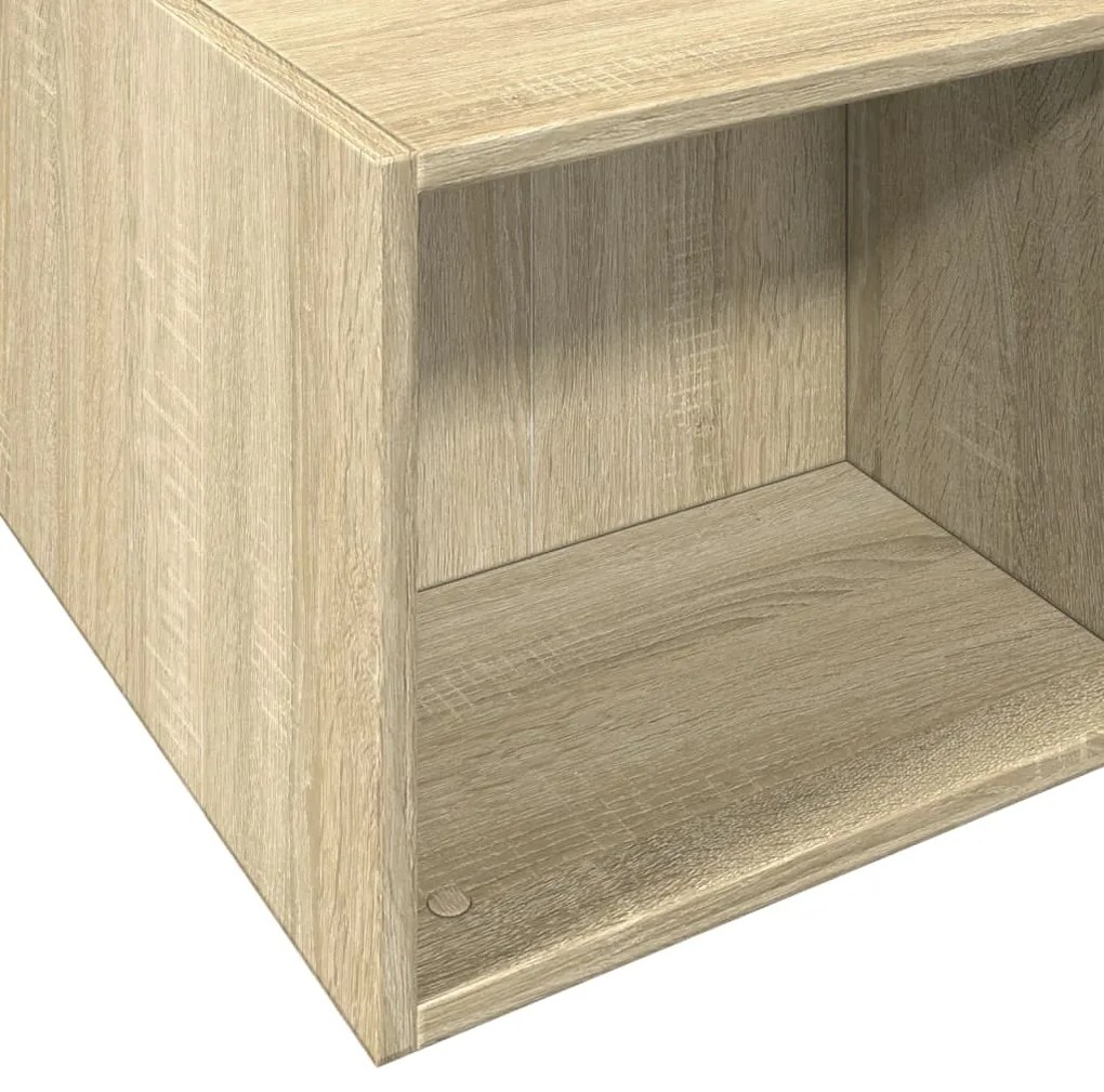 vidaXL Πλαίσιο Κρεβατιού Sonoma Δρυς 160x200 εκ. Επεξεργασμένο Ξύλο