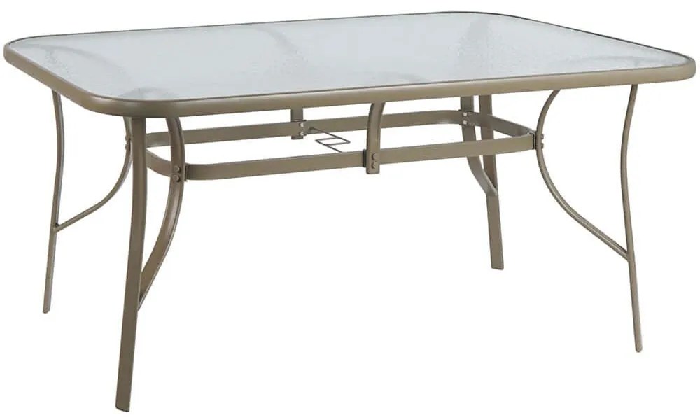 Τραπέζι Κήπου Bruno HM5074.04 160x90x72cm Champagne