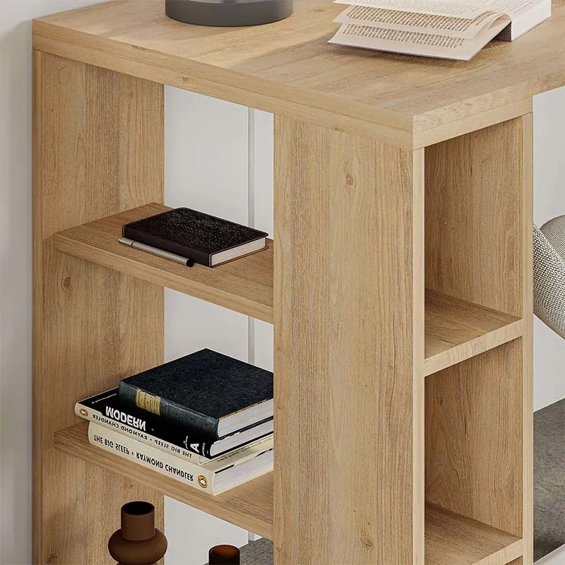 ΓΡΑΦΕΙΟ ΕΡΓΑΣΙΑΣ COLMAR MEGAPAP ΧΡΩΜΑ SAPPHIRE OAK 140X60X75ΕΚ