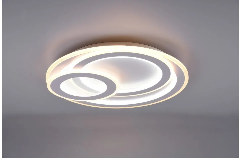 Πλαφονιέρα Φωτιστικό Οροφής LED 74W Λευκό Dimmer 3CCT Mita 629210331 Trio Lighting-629210331-Λευκό 629210331