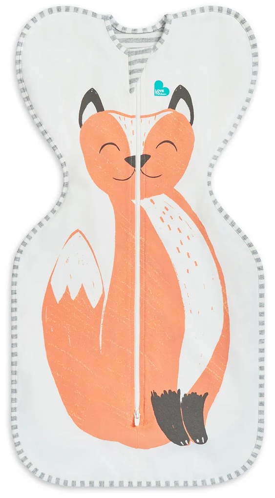 Υπνόσακος LoveToDream Swaddle UP Original 1.0tog Orange Fox Limited Edition 2.2-3.8kg Newborn