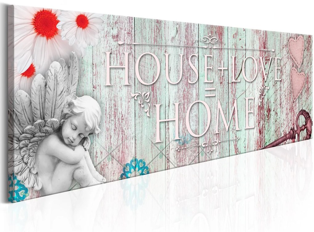 Πίνακας - Home: House + Love 150x50