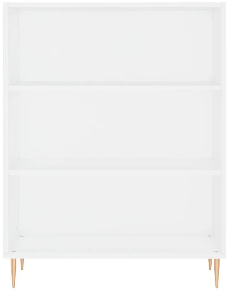 Ντουλάπι Λευκό 69,5x34x180 εκ. από Επεξεργασμένο Ξύλο - Λευκό