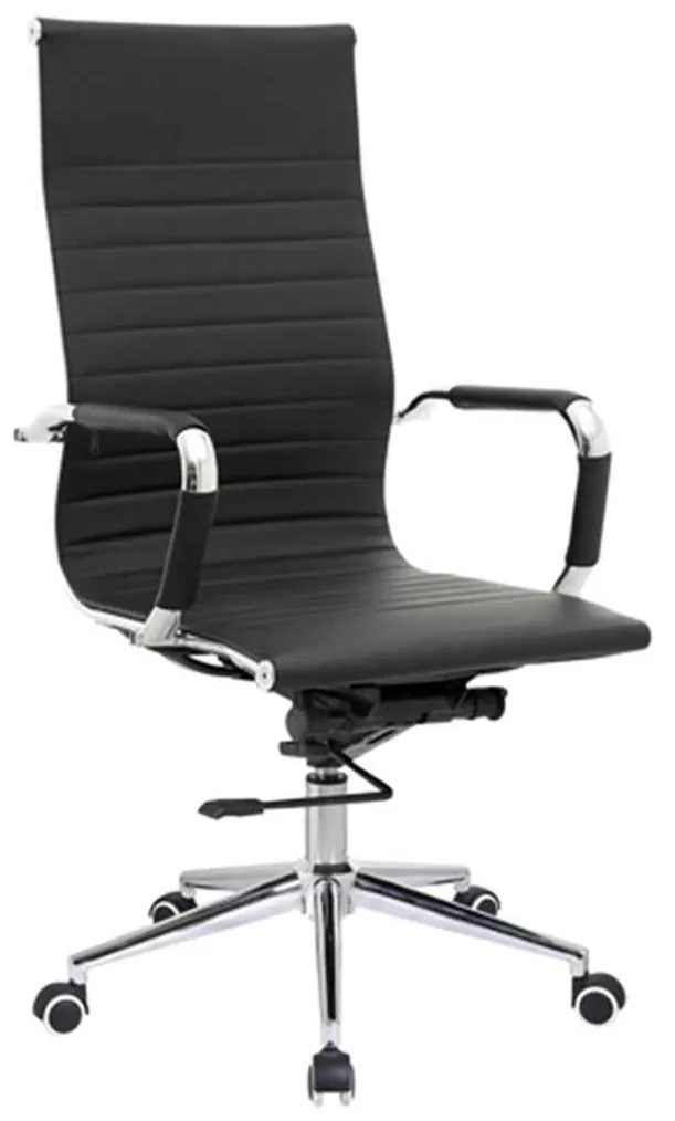 Καρέκλα Γραφείου BF3300 PU Μαύρο 55x64x108/118cm