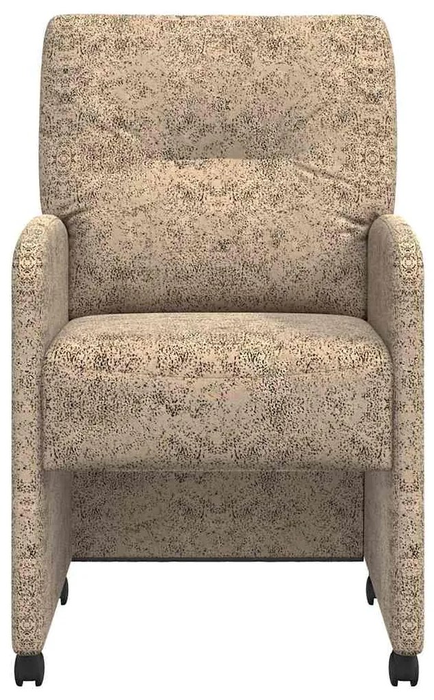 vidaXL Καρέκλες Φαγητού με Ρόδες 2 pcs Ανοιχτό γκρι 57 x 67 x 95 εκ