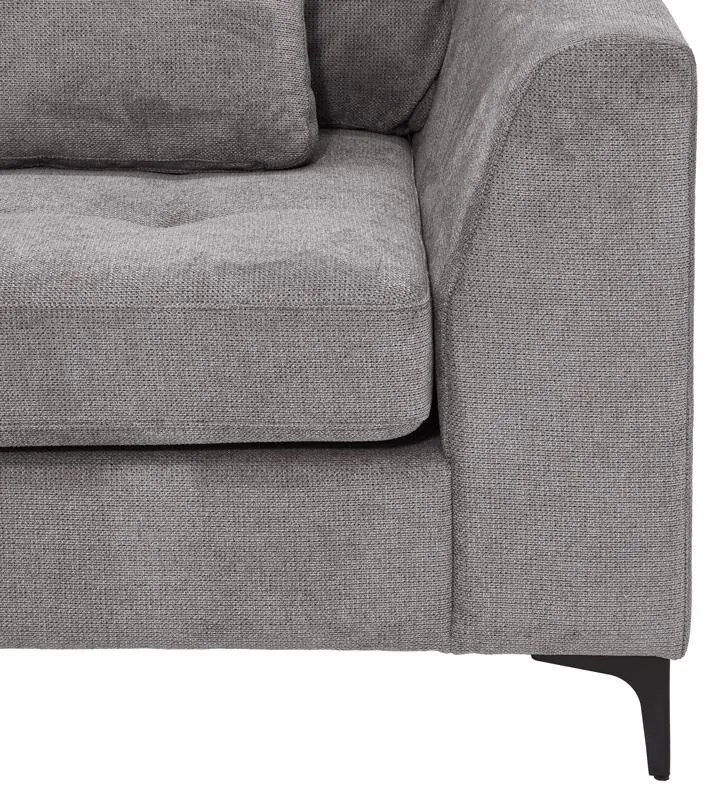 Γωνιακός Καναπές Albert Fylliana Σκούρο Γκρί 280x220x96 εκ. 280x220x96 εκ.
