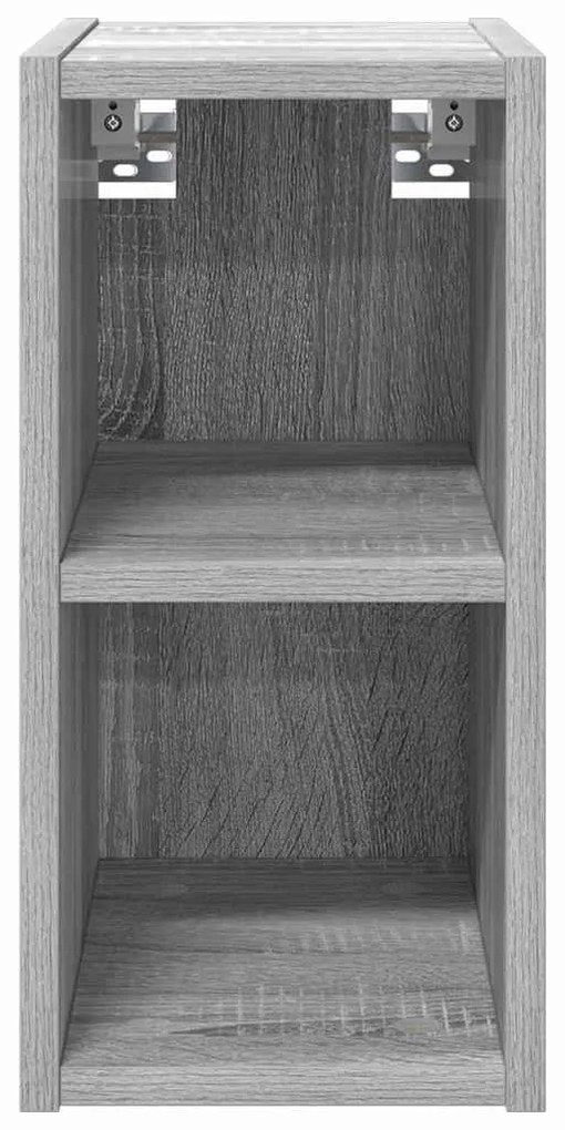 vidaXL Κρεμαστό ντουλάπι Γκρίζο Σονομα 20 x 29,5 x 40 εκ.