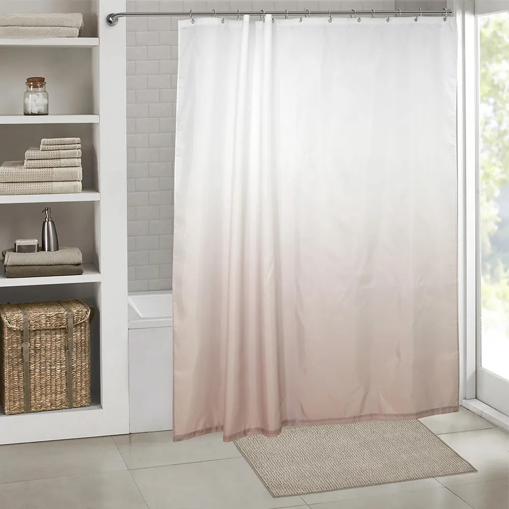 Κουρτίνα Μπάνιου Nombre Dark Pink 180x200 - Lino Home