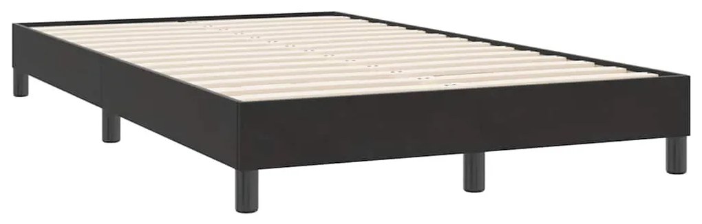 BOX SPRING ΚΡΕΒΑΤΙ ΜΕ ΣΤΡΩΜΑ ΜΑΥΡΟ 120X220 CM ΒΕΛΟΥΔΙΝΟ 3317021