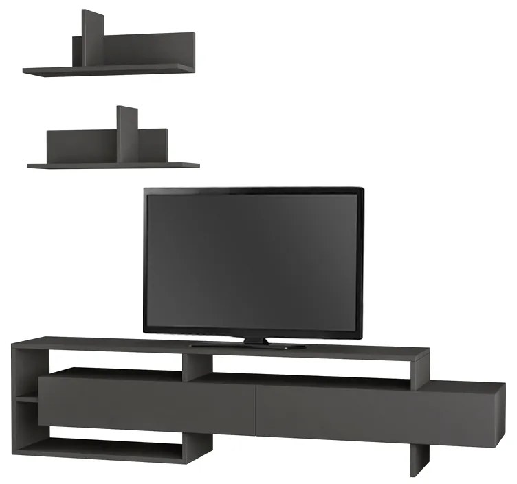 ΕΠΙΠΛΟ ΤΗΛΕΟΡΑΣΗΣ GARA MEGAPAP ΧΡΩΜΑ ΑΝΘΡΑΚΙ 180X29,8X42ΕΚ.