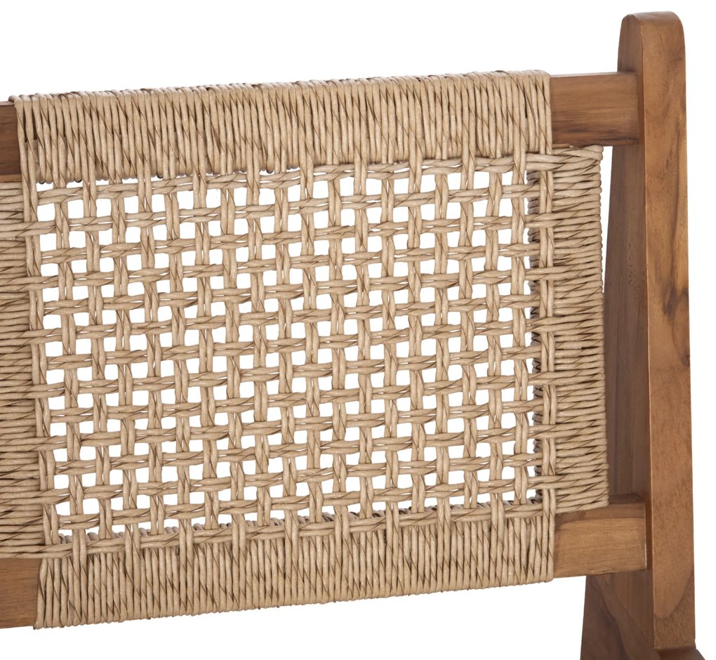 ΚΑΡΕΚΛΑ LOUNGE LUKILLA HM9913 ΞΥΛΟ TEAK ΣΕ ΦΥΣΙΚΟ--ΣΥΝΘ.ΣΧΟΙΝΙ ΜΠΕΖ 55,5x74x65Υεκ. - 0525766 - HM9913
