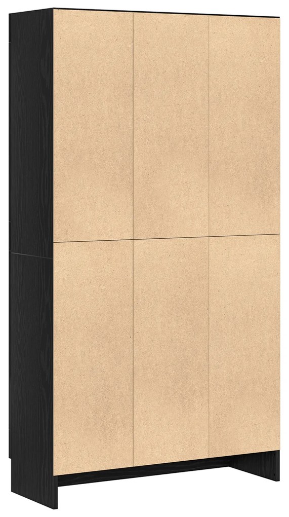 vidaXL Βιβλιοθήκες 2 τμχ Μαύρο Δρυς 165x30,5x150 εκ Επεξεργασμένο ξύλο