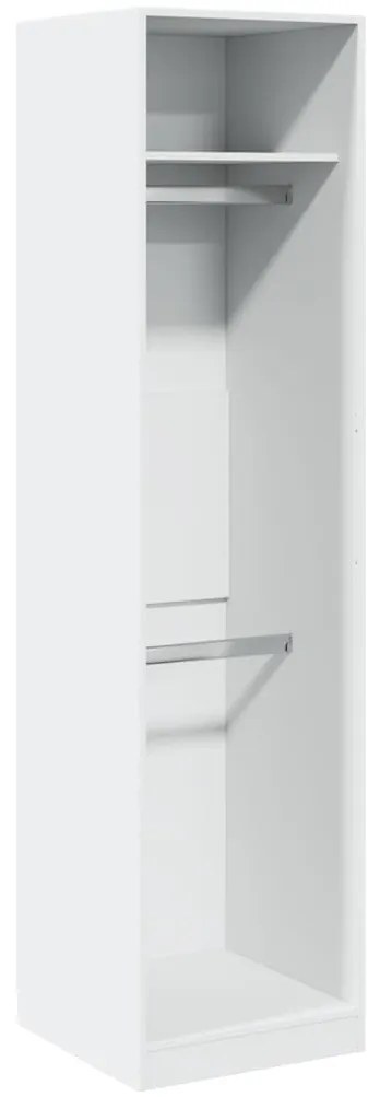 vidaXL Ντουλάπα Λευκή 50 x 50 x 200 εκ. από Επεξ. Ξύλο