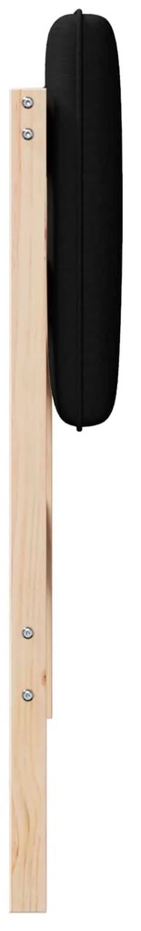 vidaXL Ταπετσαρισμένο κεφαλάρι με κεφαλάρι Καφέ και Μαύρο 100 cm