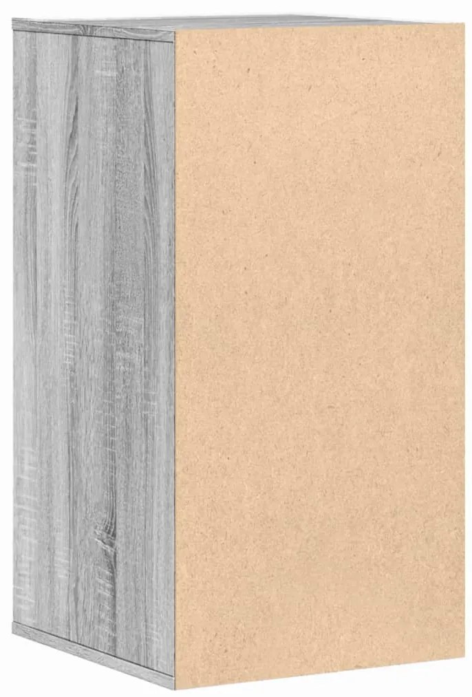 vidaXL Συρταριέρα Γκρι Sonoma 40x41x76 εκ. από Επεξεργ. Ξύλο