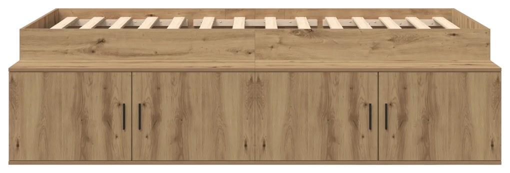 vidaXL Κρεβάτι με Αποθήκευση Artisan Oak 90x190 εκ.