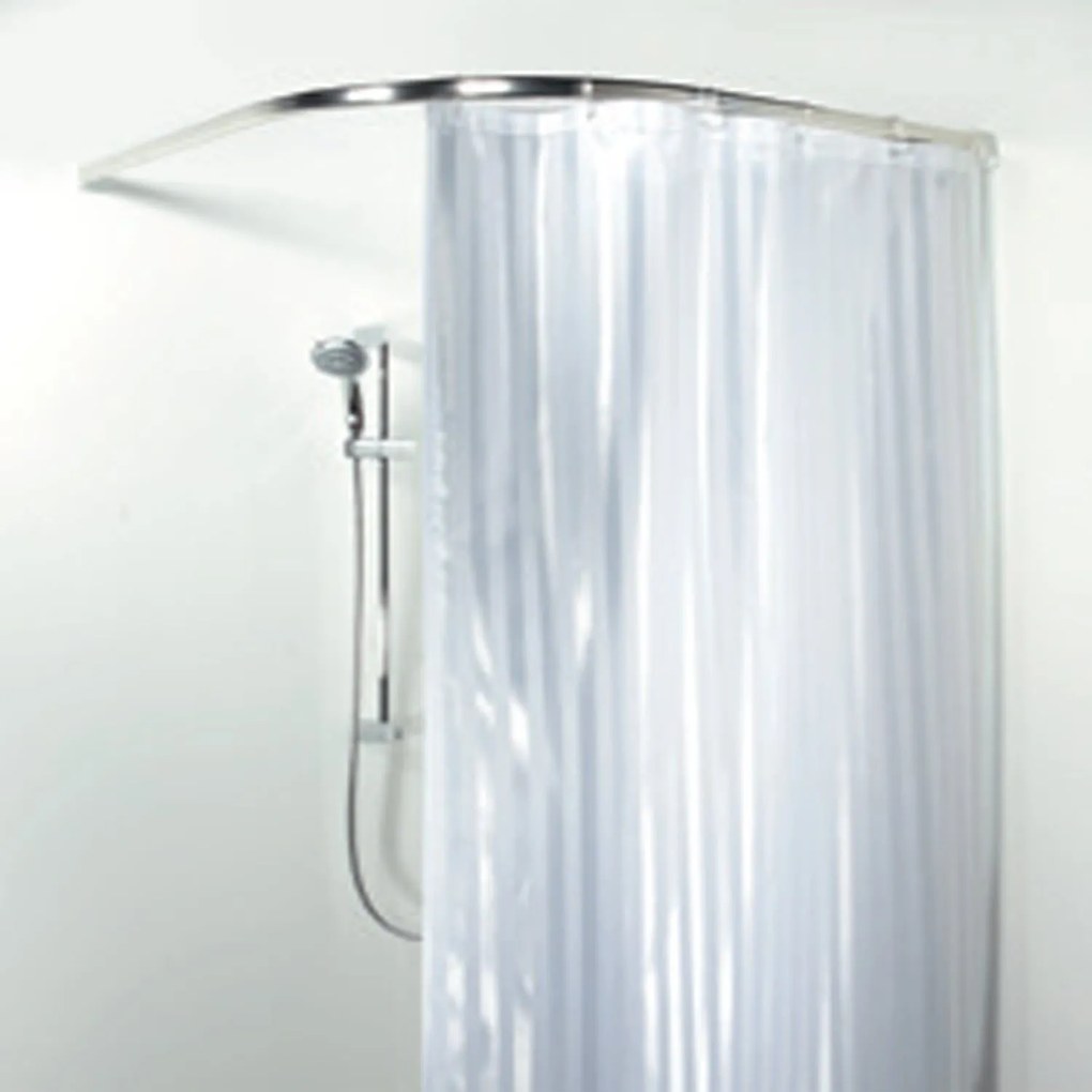Βραχίoνας Μπάνιου Ημικυκλικός Ova - Rondo 03364.001 Chrome  90X90 cm 90X90cm Aluminium