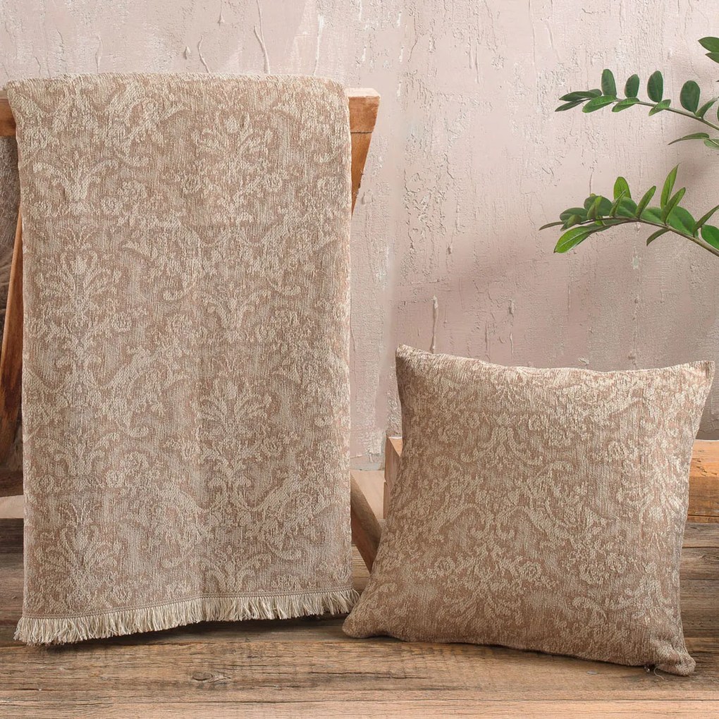 Ριχτάρι Καναπέ Τετραθέσιου (180x330) Rythmos Bianco Brown