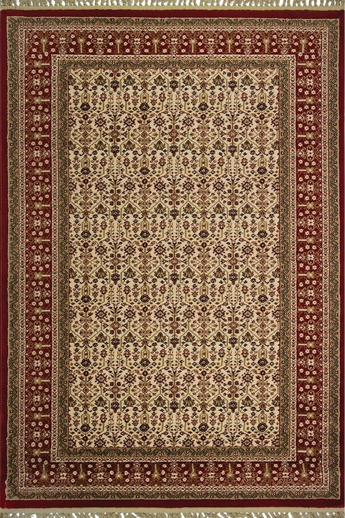 Χαλί Kirman New 6808 0077 Ivory Βιοκαρπέτ 80X140cm