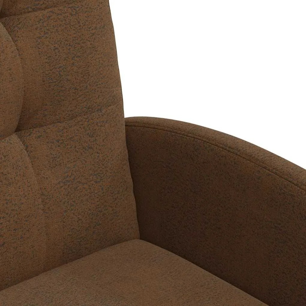 vidaXL Καρέκλες Φαγητού με Ρόδες με τροχούς 2 pcs Καφέ 58 x 67 x 97 εκ