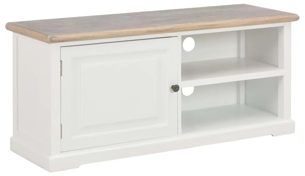 vidaXL Έπιπλο Τηλεόρασης Λευκό 90 x 30 x 40 εκ. Ξύλινο