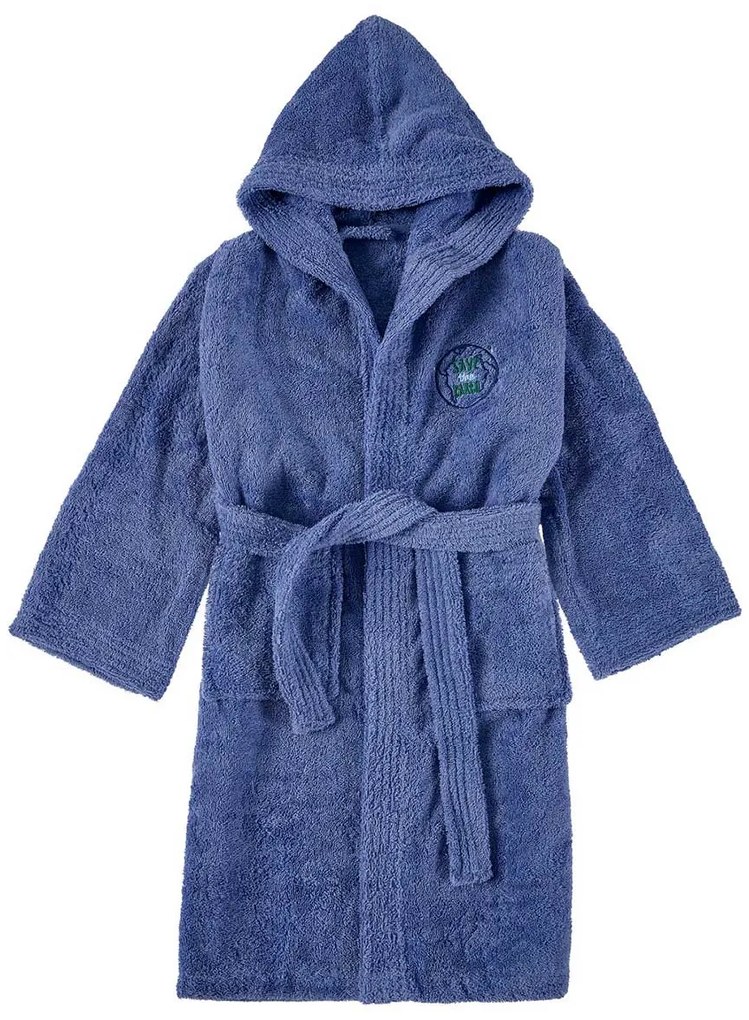 Παιδικό Μπουρνούζι Makis Sb Home Alden Blue Μπλε Nο8
