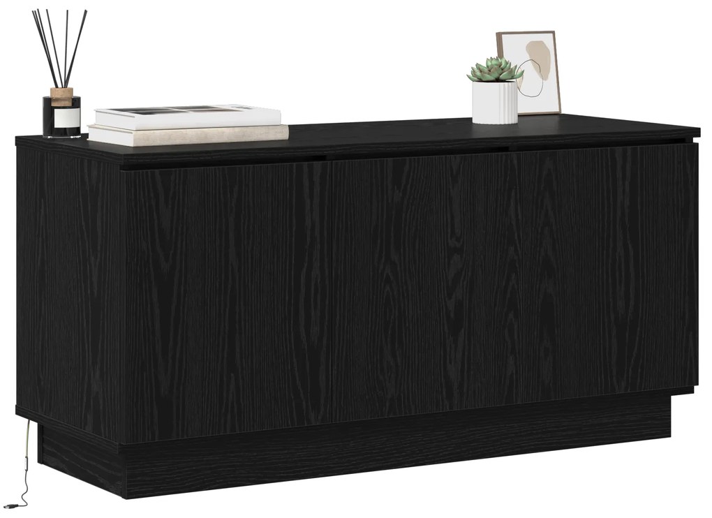 vidaXL Βάση Τηλεόρασης Μαύρη 100x38x49 εκ. Επεξεργασμένο Ξύλο