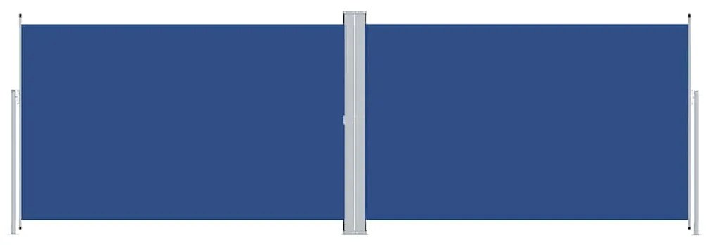 vidaXL Σκίαστρο Πλαϊνό Συρόμενο Μπλε 200 x 600 εκ.